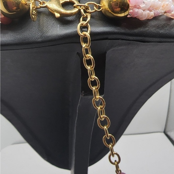 🔴SOLD🔴FIRM Joan Rivers Pink Multi-Strand Torsade Necklace lot#11 - Picture 7 of 7